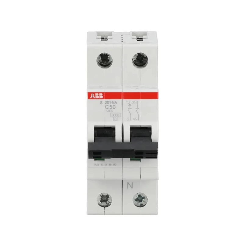 ABB System Pro M Compact S200 Miniature Circuit Breaker, 1-Pole, 50A, Type C Tripping, 400V AC, 12V DC, 6kA 2CDS251103R0504