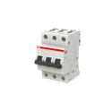 ABB System Pro M Compact S200 Miniature Circuit Breaker, 3-Pole, 1.6A, Type D, 400V AC, 6 kA Breaking 2CDS253001R0971