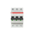ABB System Pro M Compact S200 Miniature Circuit Breaker, 3-Pole, 1.6A, Type D, 400V AC, 6 kA Breaking 2CDS253001R0971