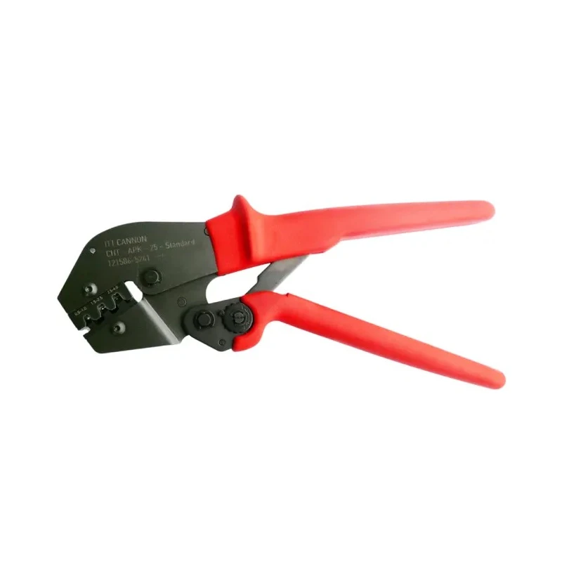 ITT Cannon Crimp Tool for Trident Connector Contacts Insulated Handle CHT-APK-25-STANDARD / 121586-5241