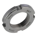 SKF Lock Nut Bearing Assembly Lock Nut Sub Type, 17mm Inside Diameter, 24 x 28 x 5 mm Dimensions KM 3