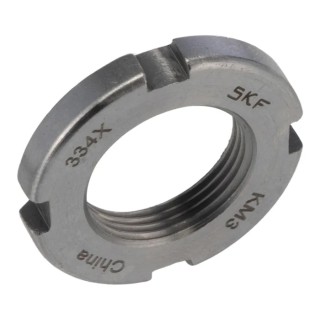 SKF Lock Nut Bearing Assembly Lock Nut Sub Type, 17mm Inside Diameter, 24 x 28 x 5 mm Dimensions KM 3