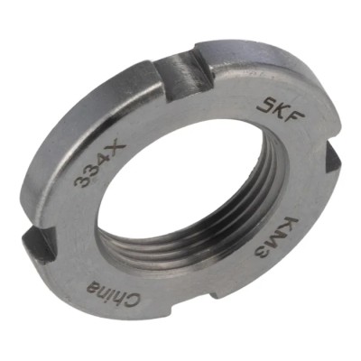 SKF Lock Nut Bearing Assembly Lock Nut Sub Type, 17mm Inside Diameter, 24 x 28 x 5 mm Dimensions KM 3