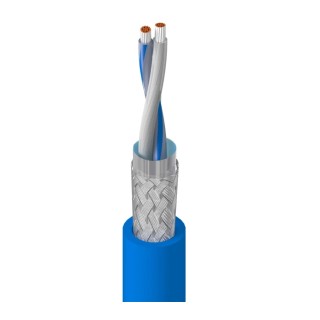 Belden Industrial Ethernet Cable Polyurethane Jacket Screened Blue 500m 60V 0.41 mm² 2 Core 74032PU-C500
