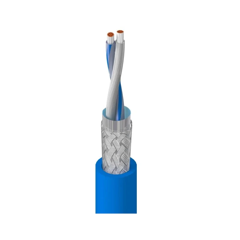 Belden Industrial Ethernet Cable Polyurethane Jacket Screened Blue 500m 60V 0.41 mm² 2 Core 74032PU-C500