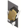 ABB Tmax Auxiliary Contact for Use with Tmax T Range 1 CO Contact 1SDA054919R1 AUP-R T4-T5 400V AC/DC