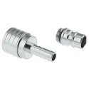 Nito Hose Connector 12.7 mm Inside Diameter Brass Body Male BSP Thread 25 Bar Pressure 61514G3