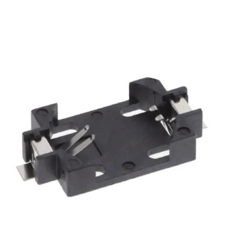 RS PRO CR2032 Battery Holder Leaf Spring Surface Mount High Temperature Thermoplastic 1 Cell CR2032 RS PRO