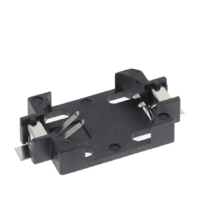 RS PRO CR2032 Battery Holder Leaf Spring Surface Mount High Temperature Thermoplastic 1 Cell CR2032 RS PRO