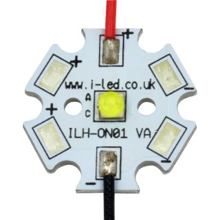 Intelligent Horticultural Solutions Circular LED Array 1-LED White 8000K 20mm Diameter 2.03W IHH-OG01-HORW-SC221-WIR200.