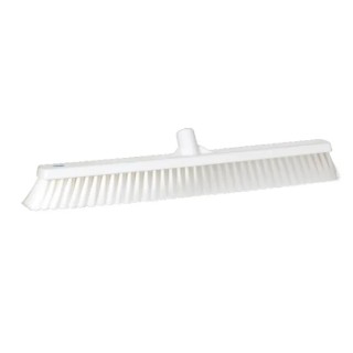 Vikan White Push Broom with Polypropylene Bristles for Dry Areas, Width 65mm, Model 31995