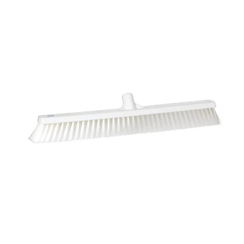 Vikan White Push Broom with Polypropylene Bristles for Dry Areas, Width 65mm, Model 31995