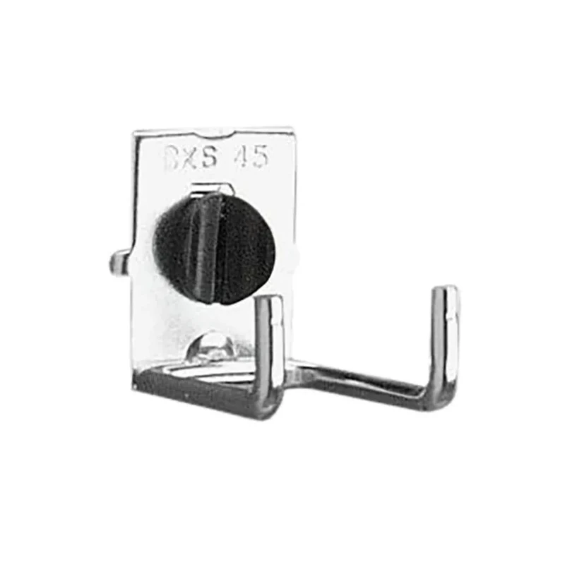 Facom Metal Tool Hook, Wall Mount, 2 Slots, Metal Material, 36mm Width, 33mm Length CKS.46A