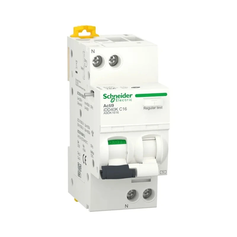 Schneider Electric Residual Current Circuit Breaker with Overload Protection 230V AC, 16A, 1-Pole, 30mA Trip A9DK1616