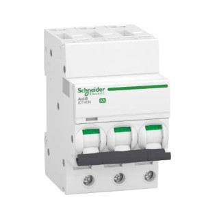 Schneider Electric Miniature Circuit Breaker 3-Pole, 32A, Type C, 400V AC, 6000A Breaking Capacity A9PA4332