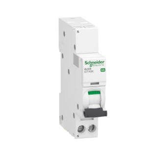 Schneider Electric Acti9 iDT40K XA Miniature Circuit Breaker, 1-Pole, 10A, Type C, 230V AC, 4500A Breaking Capacity A9PK1610