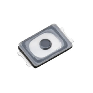 Panasonic Black Tactile Switch Push Plate SPST 20mA 15 V dc Surface Mount IP67 0.85mm IP67