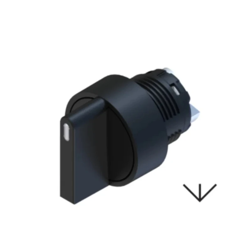 RS PRO 3 Position Selector Switch Head, 22.5 mm Cutout, Black Handle, Maintained Operation, IP65 IP65