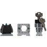 RS PRO Key Selector Switch 1 NO Contact 22.5 mm Cutout Diameter 2 Positions Maintained 238-3956