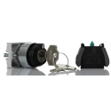 RS PRO Key Selector Switch 1 NO Contact 22.5 mm Cutout Diameter 2 Positions Maintained 238-3956