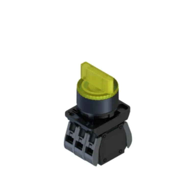 RS PRO Illuminated Short Lever Selector Switch 2 Positions 1 NO 1 NC Screw Terminals 22.5 mm Cutout Diameter IP65 238-3959
