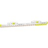 Schneider Electric 1 Phase 3P+N Acti9 iDT40 63A Current Rating Busbar, 9 mm Pitch A9XPP724
