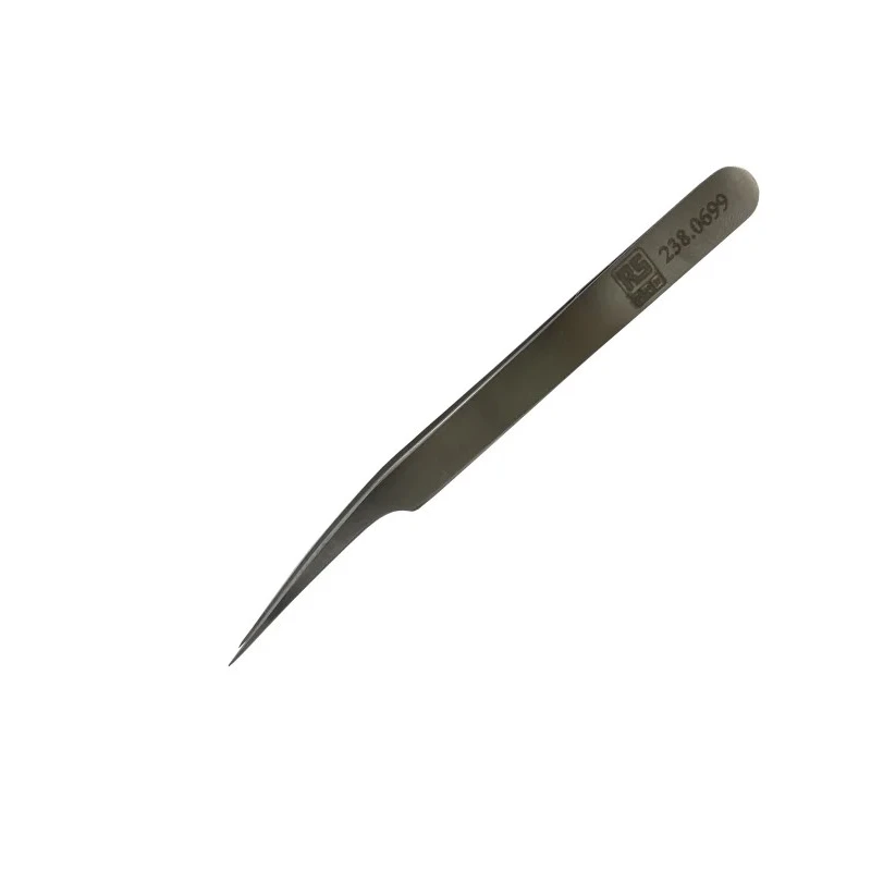RS PRO Low Carbon Austenitic Steel Fine Tweezer 115mm 238-0699