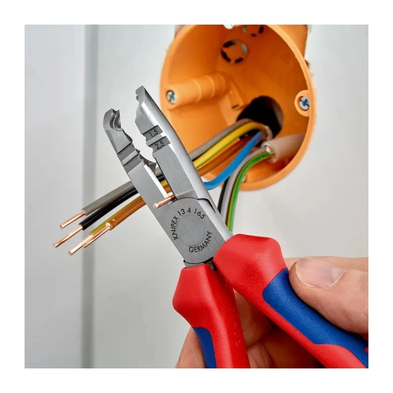 Knipex Combination Plier 1 Piece Special Quality Tool Steel Polished 165mm Overall Length 13 42 165