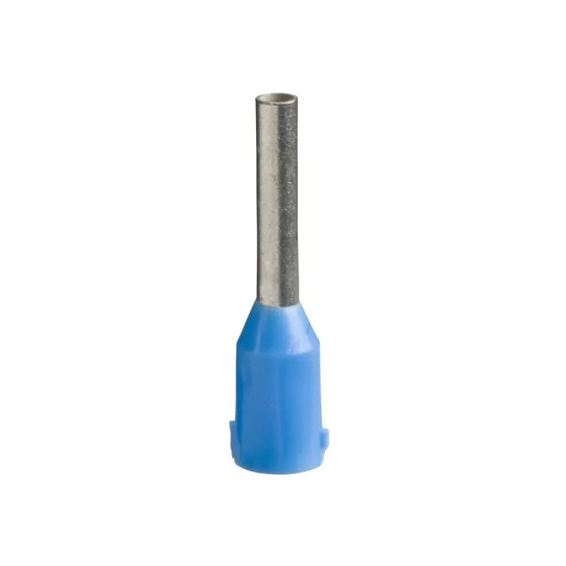 Schneider Electric Linergy DZ5 Insulated Crimp Bootlace Ferrule 0.75mm² 1.5mm Pin Diameter Blue DZ5CE007