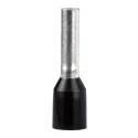 Schneider Electric Linergy AZ5 Insulated Crimp Bootlace Ferrule, 8.2 mm Pin Length, 2.1 mm Pin Diameter, Black, 1.5 AZ5CE015