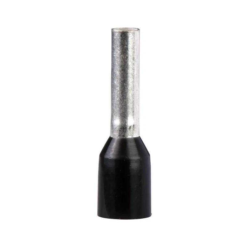 Schneider Electric Linergy AZ5 Insulated Crimp Bootlace Ferrule, 8.2 mm Pin Length, 2.1 mm Pin Diameter, Black, 1.5 AZ5CE015