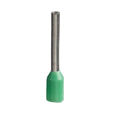Schneider Electric Linergy DZ5 Insulated Crimp Bootlace Ferrule 11.5 mm Pin Length 3.9 mm Pin Diameter Green DZ5CE062