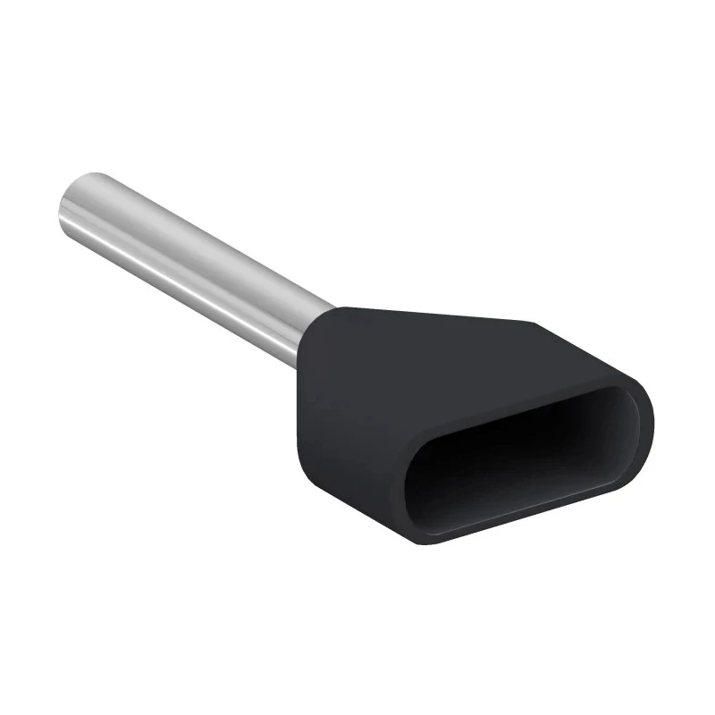 Schneider Electric Linergy AZ5 Insulated Crimp Bootlace Ferrule 1.5 mm Pin Diameter 8 mm Pin Length Black AZ5DE015