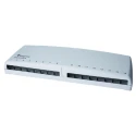 Telegartner RJ Patch Panel 16 Port 110 mm Rack Height White H02000A0107