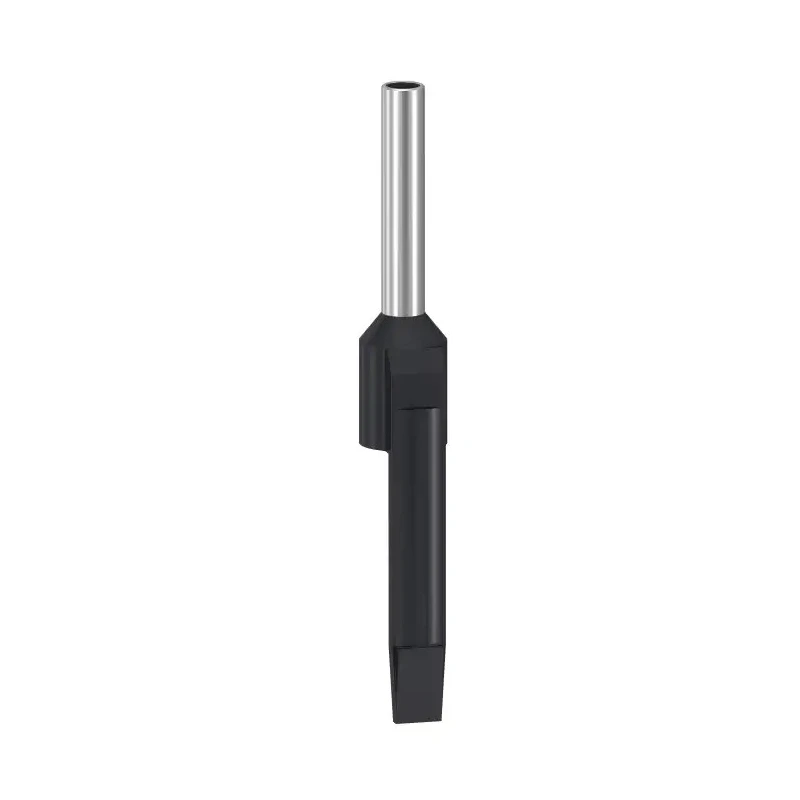 Schneider Electric Linergy DZ5 Insulated Crimp Bootlace Ferrule 2 mm Pin Diameter 8 mm Pin Length Black to 16 AWG DZ5CA015