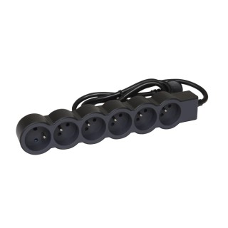 Legrand Extension Lead 1.5 m Cable 6 Socket Type E Power Strip 16 A Rated 3680 W 50 Hz 049486