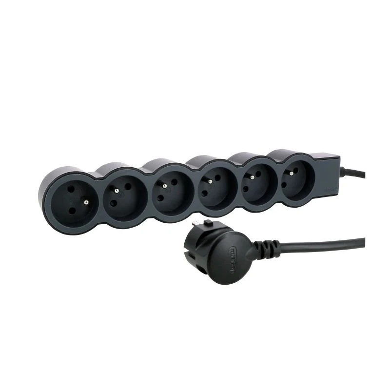 Legrand Extension Lead 1.5 m Cable 6 Socket Type E Power Strip 16 A Rated 3680 W 50 Hz 049486