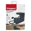 Legrand Extension Lead 1.5 m Cable Length 4 Socket Type E Plug 16 A RoHS Compliant 050412