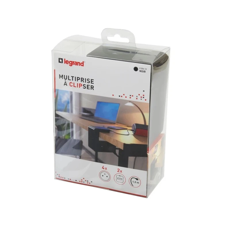 Legrand Extension Lead 1.5 m Cable Length 4 Socket Type E Plug 16 A RoHS Compliant 050412