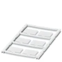 Phoenix Contact Panel Marker White Polycarbonate 17.5mm Length 27mm Height 1056547