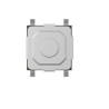TE Connectivity Black Tactile Switch Round, SPST 50mA, Surface Mount MSLPT5252BG3MTR