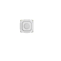TE Connectivity Black Tactile Switch Round SPST 50mA Surface Mount 5.2mm x 5.2mm MSLPT5252CL2WTR