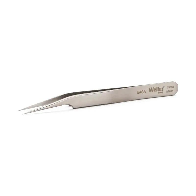 Erem 115mm Stainless Steel Pointed ESD Safe Tweezer 5ASA