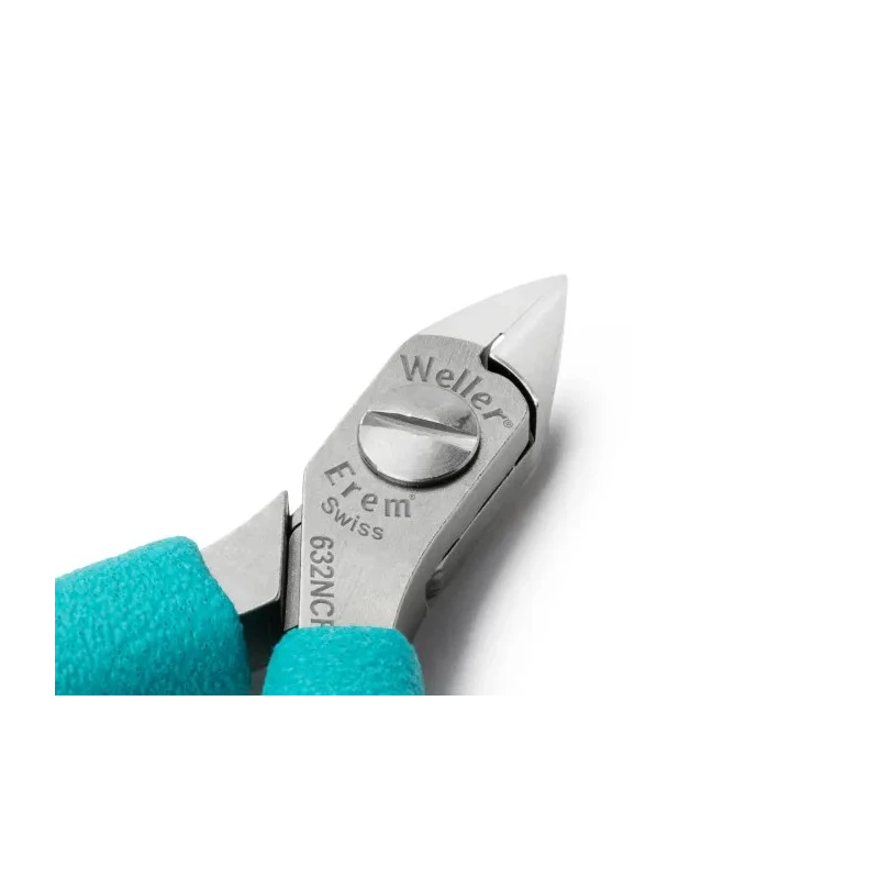 Erem ESD Super Full Flush High Precision Side Cutter, 110mm Length, 9mm Jaw Width, 1.2mm Cutting Capacity 632NCF