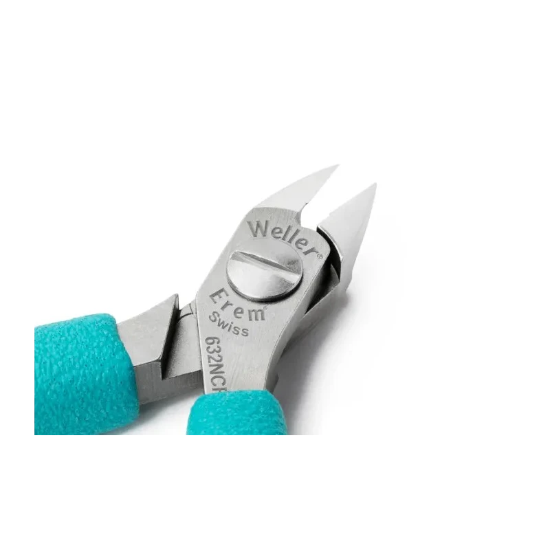 Erem ESD Super Full Flush High Precision Side Cutter, 110mm Length, 9mm Jaw Width, 1.2mm Cutting Capacity 632NCF