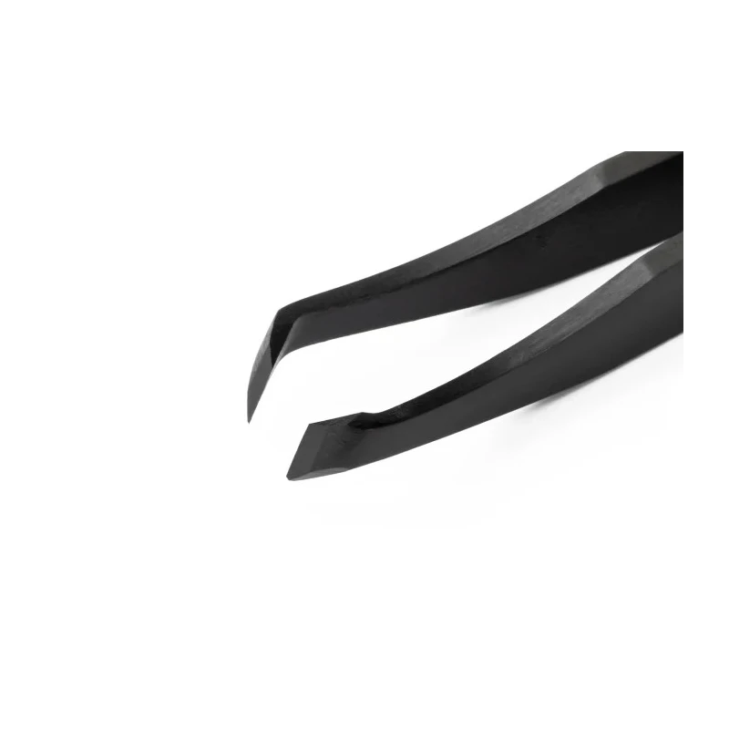 Erem 4.5in Carbon Steel Oblique ESD Safe Tweezer B15AGS