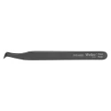 Erem 4.5in Carbon Steel Oblique ESD Safe Tweezer B15AGS