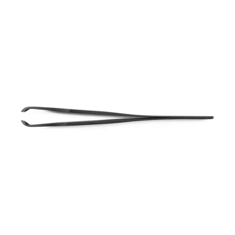 Erem 4.5in Carbon Steel Oblique ESD Safe Tweezer B15AGS