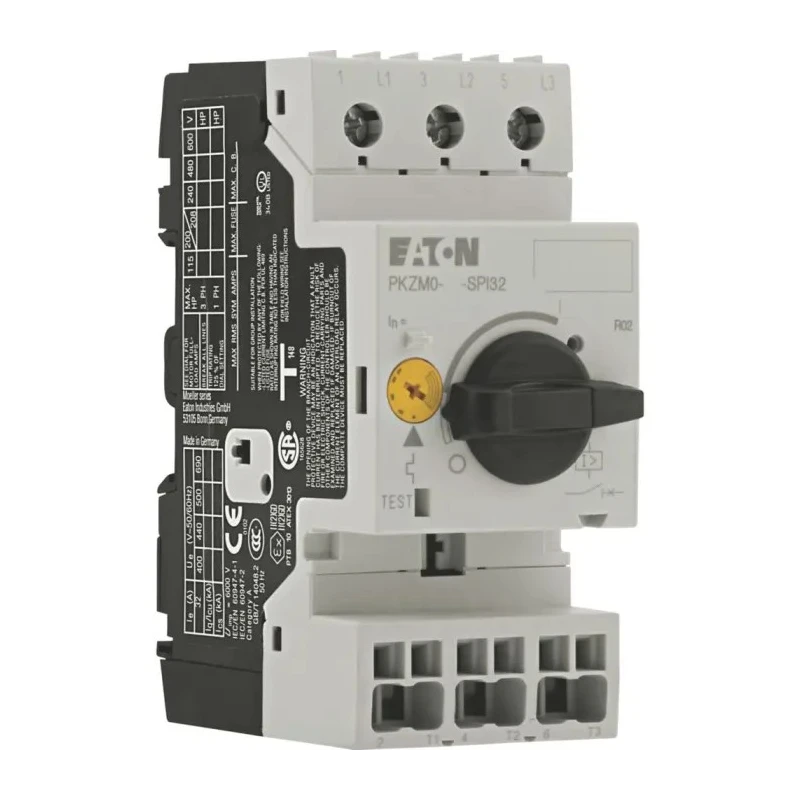 Eaton Motor Protection Circuit Breaker 1.6A, 690V, IP20, 3 Poles, -25°C to 55°C 199194 PKZM0-1,6-SPI32