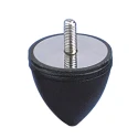 Paulstra Hutchinson M8 Anti-Vibration Mount Bump Stop 25.5mm Outside Diameter 39mm Height 512251